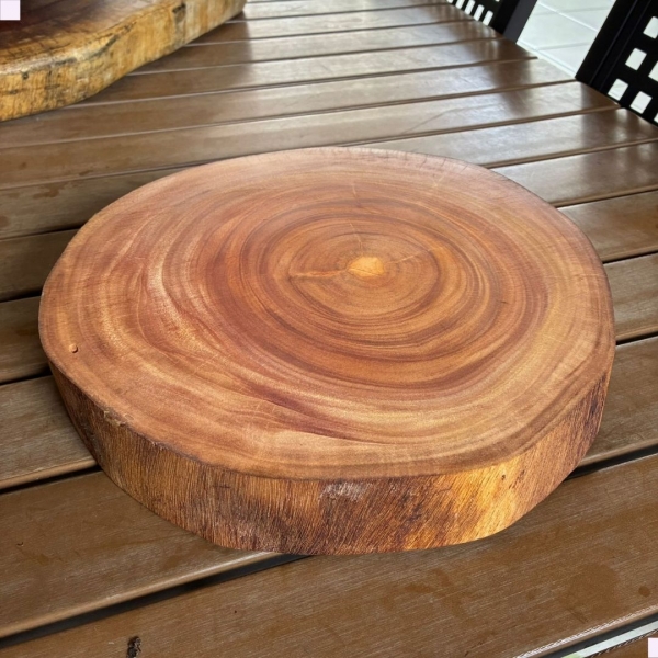 Tábua Madeira Mogno Africano Multiuso de 25 a 28 cm