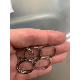 Argola para Chaveiro de 19mm Niquelada -500peças