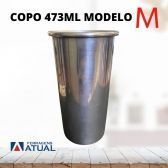 Copo de Alumínio  p/ Latinha de 473 ml MODELO M