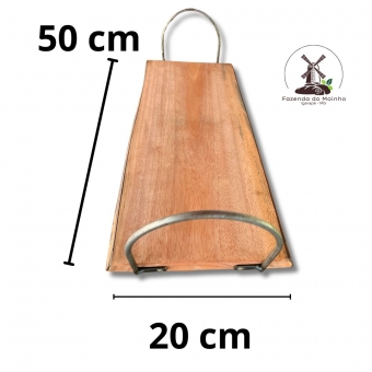 Bandeja Buffet de Servir c/ 50cm Mogno Africano