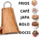 Bandeja Buffet de Servir c/ 50cm Mogno Africano