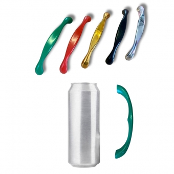 Puxador para Latinha Modelo Siena-(Kit 10 peças)