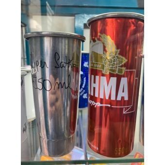 Copo de Alumínio Cônico p/ Latinha de 550 ml -kit 10 peças