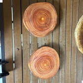 Tábua Madeira Mogno Africano Multiuso de 25 a 28 cm