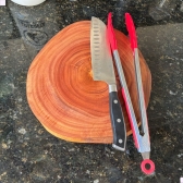 Tábua Madeira Mogno Africano Multiuso de 25 a 28 cm