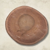 Bolacha de Mogno Africano Madeira Rustica Sem Acabamento