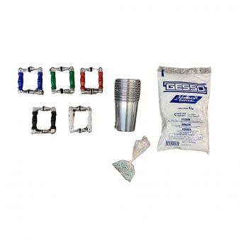 Kit para caneca de latinha com copo 350+puxador fone cromado