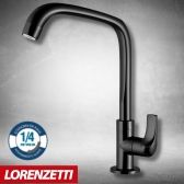 Torneira para Cozinha Fitt Lorenzetti Preta Bancada F61