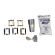 Kit para caneca de latinha com copo 350+puxador fone dourado