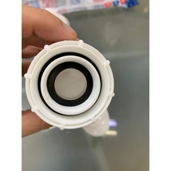 SIFÃO SANFONADO CENSI UNIVERSAL BRANCO C SUPORTE COD:7342