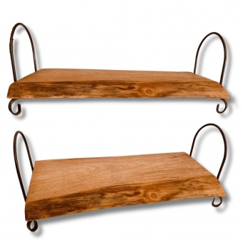 Bandeja Buffet de Servir c/ 50cm Mogno Africano