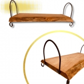 Bandeja Buffet de Servir c/ 50cm Mogno Africano