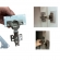 kIT Placas Reparo  Para Dobradiça de Armário MDF Porta