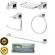 Kit Acessórios Banheiro Luxo 5 Peças Quadrado Inox  Alumínio