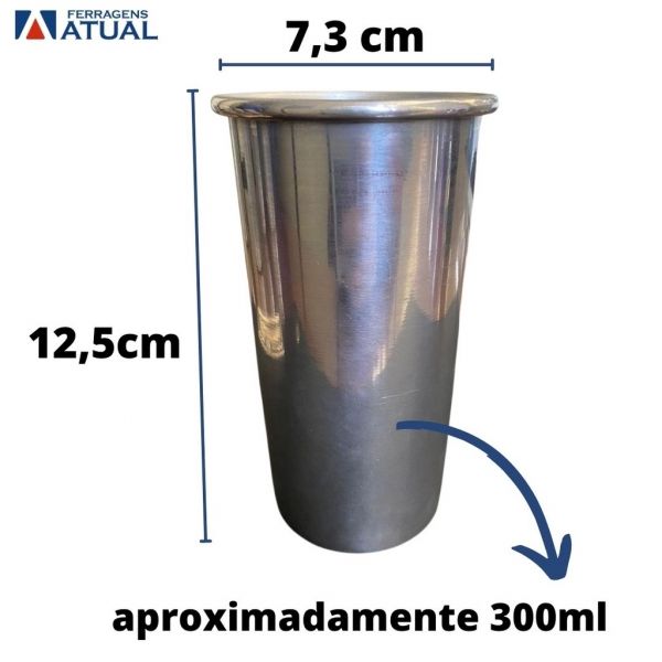 Copo de Alumínio  p/ Latinha de 473 ml MODELO M