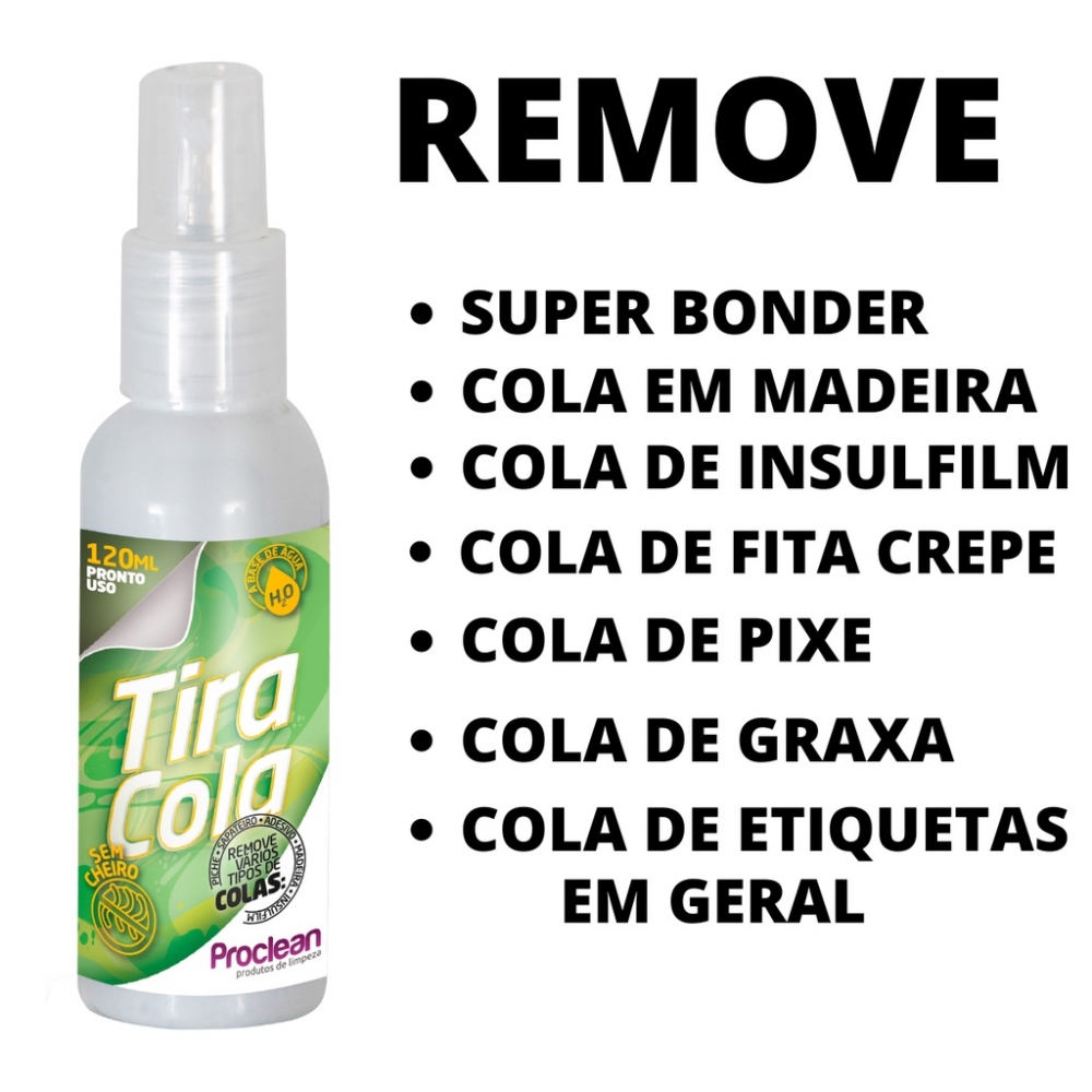 Tira Grude Tira Cola Remove Colas de Etiquetas e Adesivos