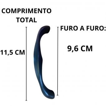 Puxador para Latinha Modelo Siena-(Kit 10 peças)