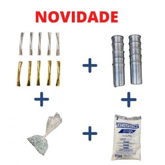 Kit para Fazer Caneca com Puxador Quadrado e Latinha 473 ml