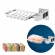Kit Acessórios Banheiro Luxo 5 Peças Quadrado Inox  Alumínio