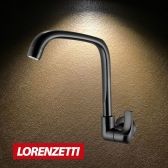 Torneira para Cozinha Fitt Lorenzetti Preta Parede F61