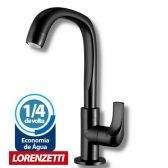 Torneira para Lavatório Fitt Lorenzetti Preta Bancada F61