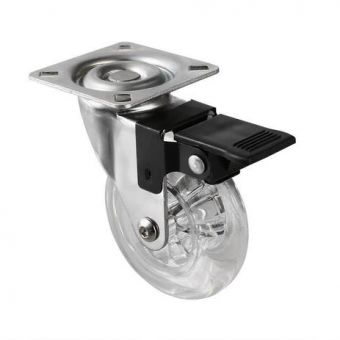 RODIZIO PLACA ITALY 50MM RODA TRANSP SEM FREIO COD: 16926