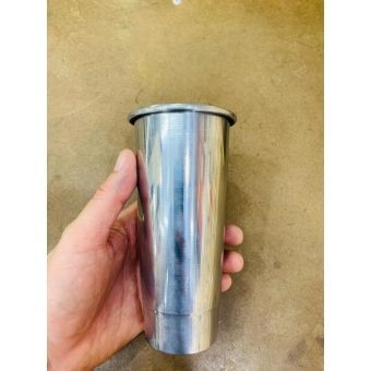 Copo de Alumínio Cônico p/ Latinha de 550 ml -kit 10 peças